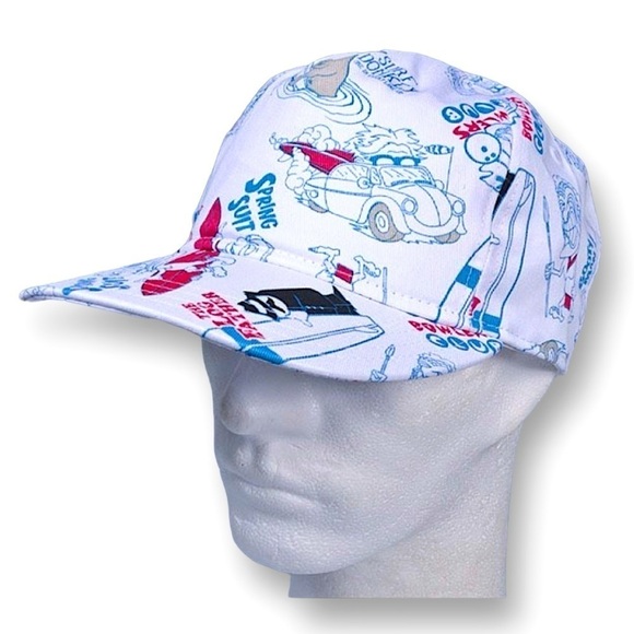 VANS Surf Kook Baseball Cap SnapBack Adjustable OS Fits Large Head White NWOT - Picture 1 of 16